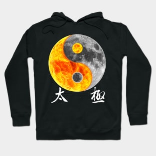 Yin Yang T Shirt Tai Chi Symbol Sun Moon Chinese Kung Fu Hoodie